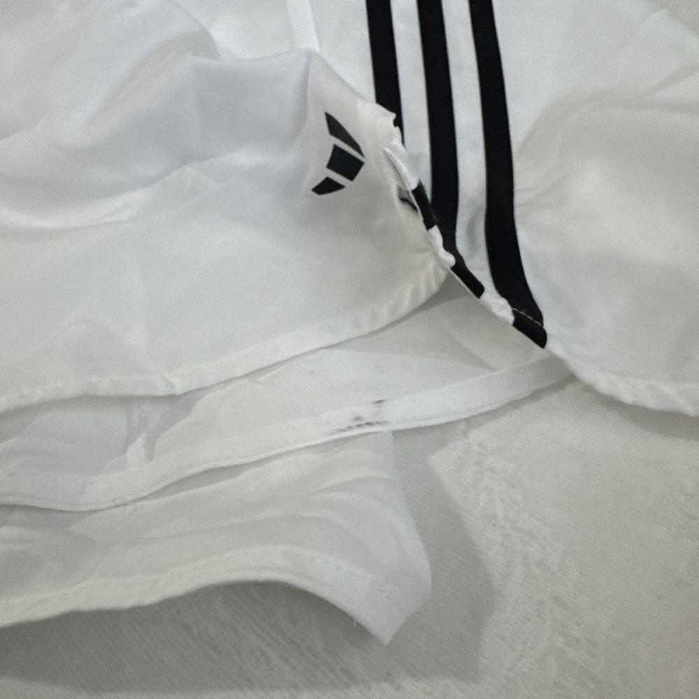 ADIDAS Womens Size XL 3 Stripes High Rise Athletic Training Shorts Aeroready Run - Picture 13 of 13